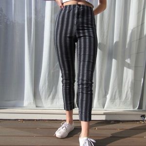 Brandy Melville Tilden High Rise Striped Pants